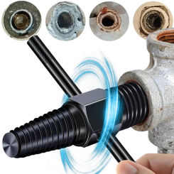 Double-Head Tap Faucet Valve Screw Extractor Set Damaged Broken Wire Water Pipe Bolt Remover Multipurpose household Tools