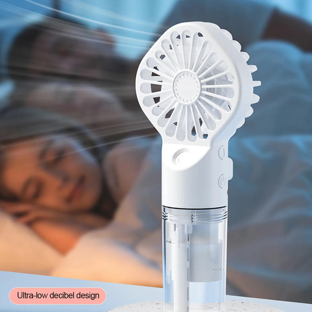 Description Picture 4 of itemHandheld Mini Air Conditioner USB Rechargeable Portable Humidifier Mist Cooler Cooling Spray Humidifier Fan for Home/Office/Dorm