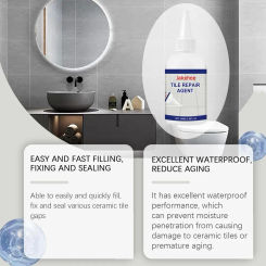 Tile Grout Repair Refill Beauty Seam Agent Grouting Mouldproof Waterproof Tile Filling Fill Multifunction Agent Glue Sealer O8E8