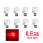 8Pcs-Red light
