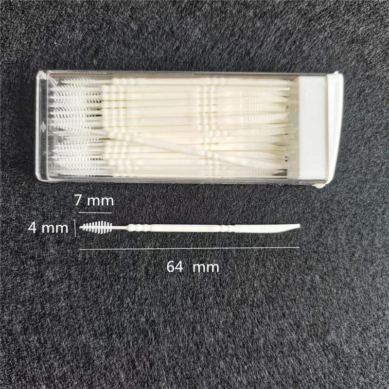 Description Picture 4 of item60 Fishbone Double-headed Toothpick Brush Boxed Portable Hotel Household Tooth Stick Clean Teeth Food Residue Interdental Picks