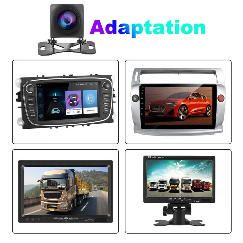 Description Picture 2 of item5V-12V CCD Wide Angle HD Car Rearview Camera Rear View Video Vehicle Camera Backup Reverse Camera Night Vision Parking Camera