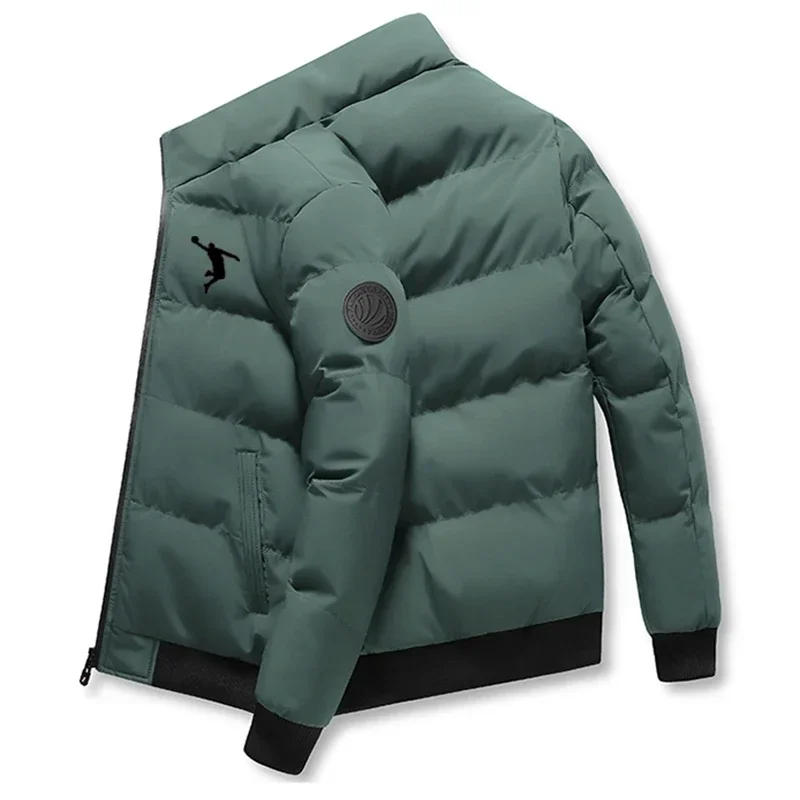 Description Picture 2 of item2024 Men Winter Casual Thick Warm Waterproof Cotton Jacket Parkas Men Autumn New Outwear Windproof Hat Hooded Parkas Jacket Men