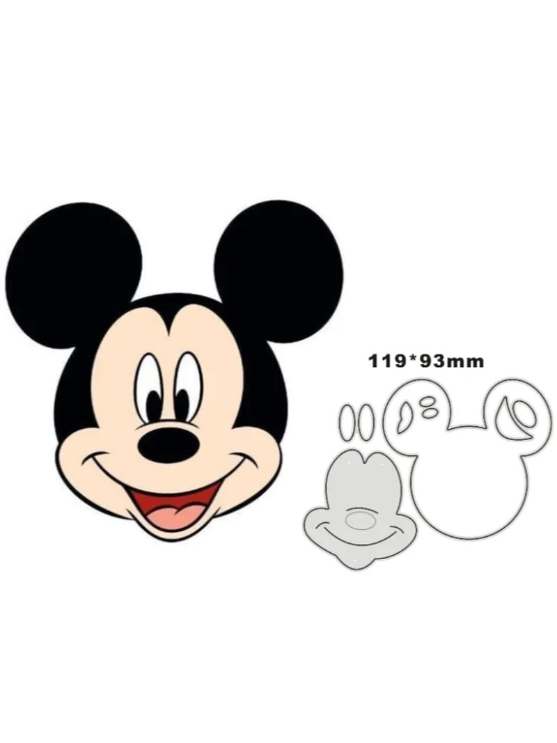 Description Picture 2 of itemDisney Metal Cutting Dies Stencils Mickey for DIY Scrapbooking Album Stamp Paper Card Embossing 2022 New Die Cut