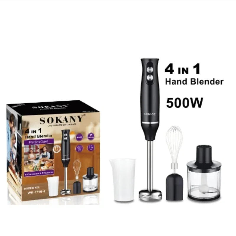 Description Picture 2 of itemElectric Hand Blender 2 Mix Speed Immersion Blender Stainless Steel Stick Food Mixer Juicer Food Processor Vegetable Grinder
