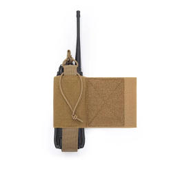 2PCS V2 FCPC Side Radio Pouch Walkie Talkie Interphone Holder Hunting Vest Accessories 5.56/7.62mm M4 Magazine Holster Pouches