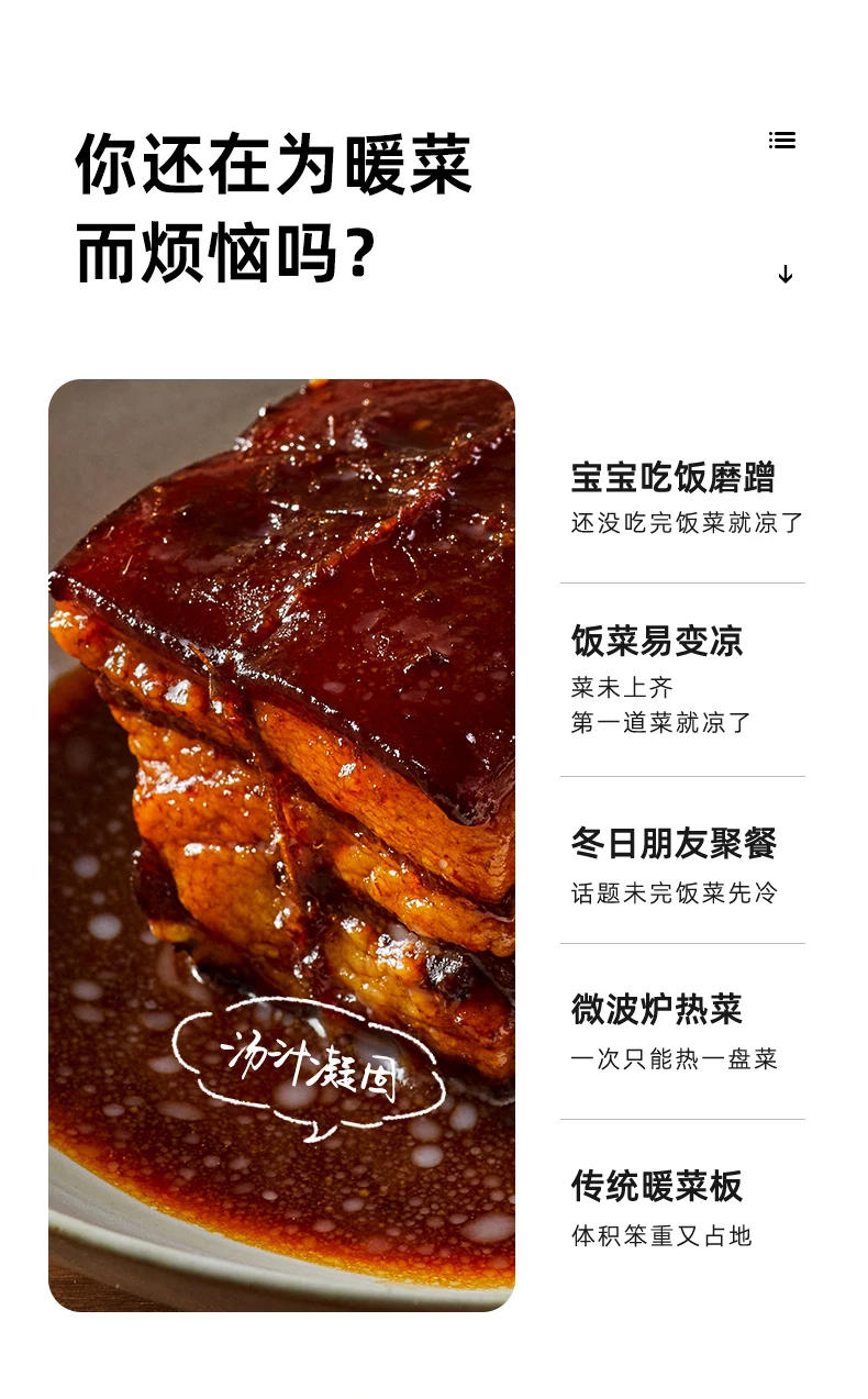 Description Picture 4 of item220V Electric Plate for Heating and Keeping Food and Beverages Warm