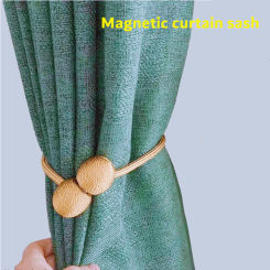 10PCS Magnetic Ball Curtain Tiebacks Tie Rope Accessory Rod Accessoires Backs Holdbacks Buckle Clips Hook Holder Home Decoration