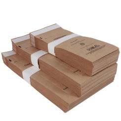 50PCS Kraft Paper Cleaning Bag High Temperature Disinfection Self Sealing Cleaning Bag For Dental Tools and Nail Products