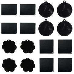 2023 New Silicone Protective Mats, Kitchen Induction Cooker Protector, Heat Resistant, Non Slip, Waterproof, Washable, Set of 4