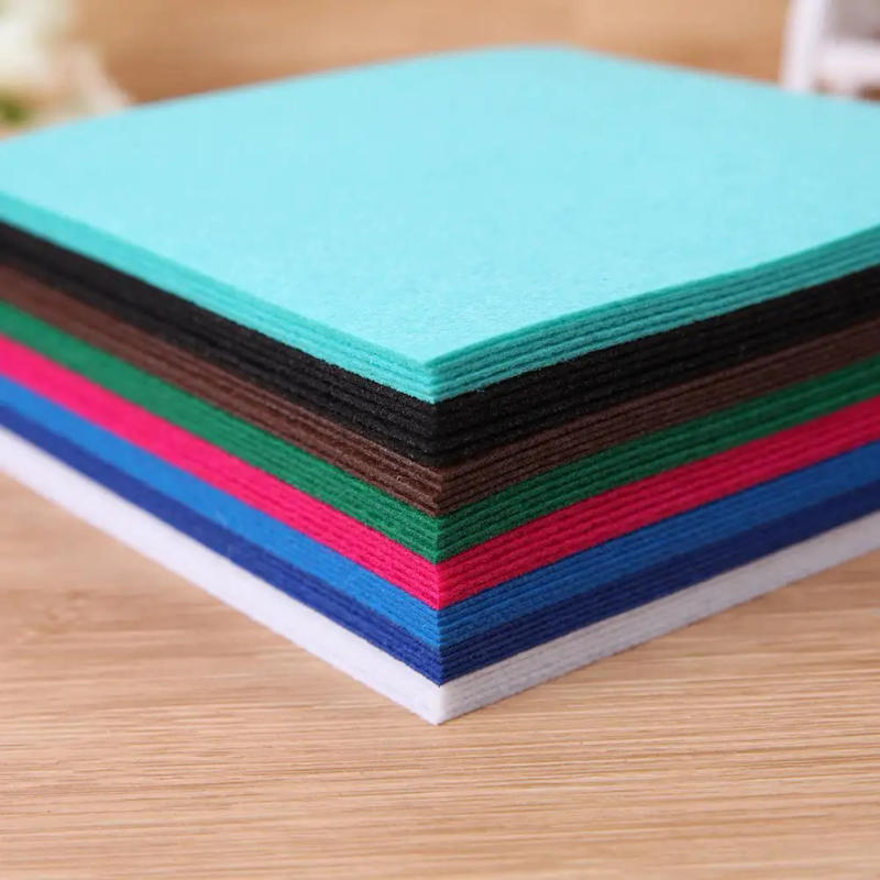 Description Picture 5 of item40pcs Felt Fabric DIY Crafts 10x10cm Non-woven Fabric Sewing Accessories Felt Pack Assorted Color Soft for Kids For Dolls Toys