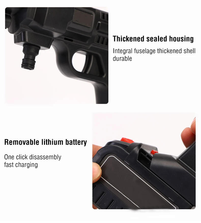 Description Picture 4 of itemAmazon Hot Selling Car Washing Pump High Pressure Wireless Washer Cleaner