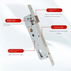 Series Single Point Multi-point Complete Set of Aluminum Alloy Doors Plastic Steel Doors and Windows Lock Body Lock Accessories