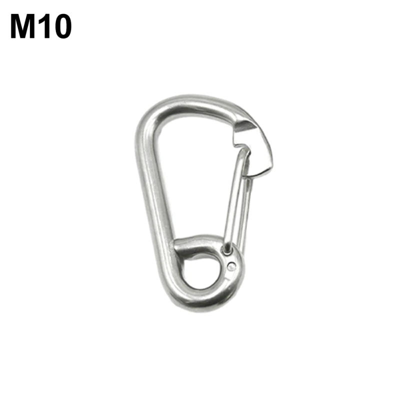 Description Picture 6 of itemCarabiner Climbing Hook Snap Hook 304 Stainless Steel 6mm/8mm/10mm/12mm/14mm Carabiner Screw Connector Fishing