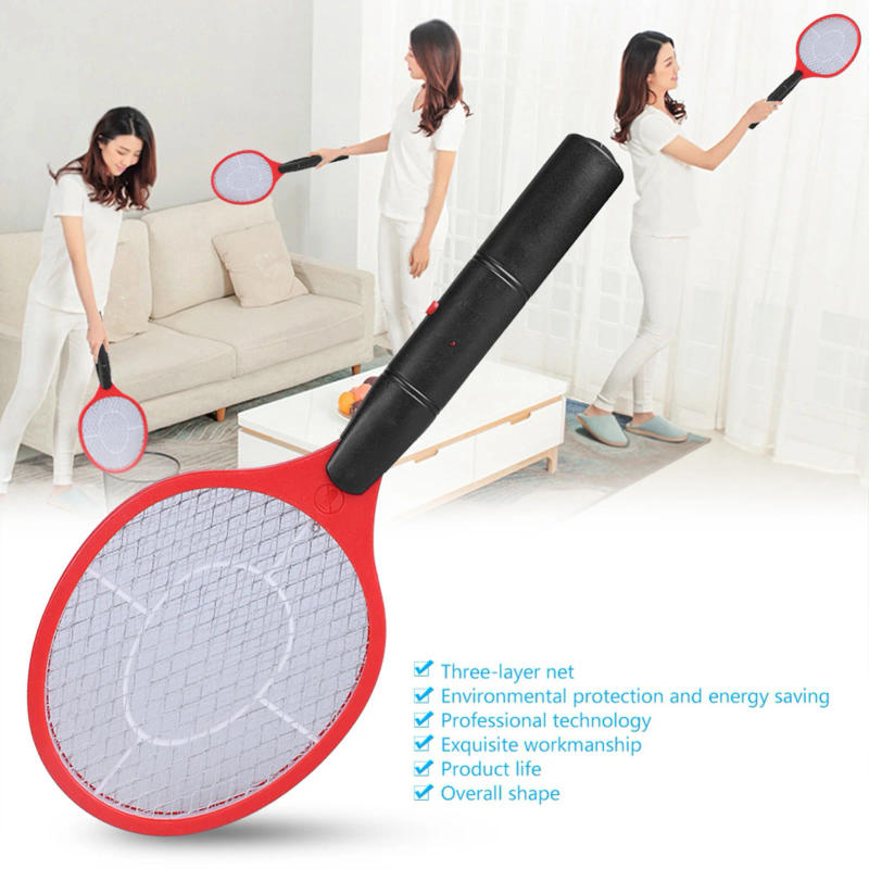 Description Picture 2 of itemCordless Battery Power Electric Fly Mosquito Swatter Bug Zapper Racket Insects Killer Bug Zapper Racket Battery Mosquito Swatter