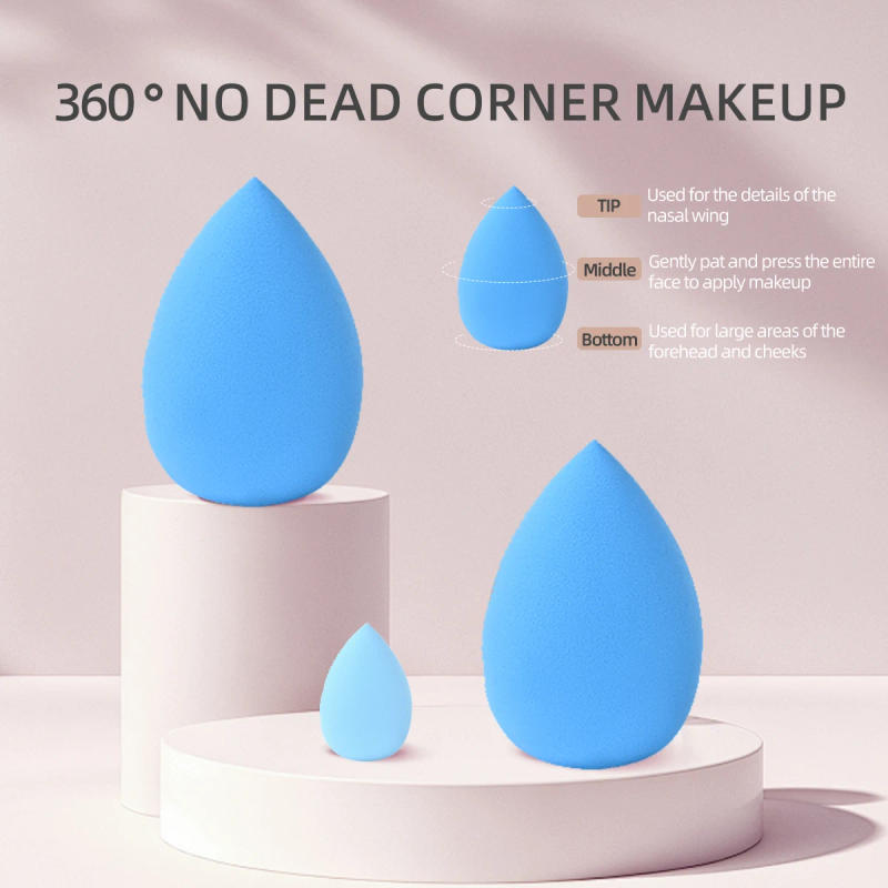 Description Picture 6 of itemMakeup Brushes and Sponges Set, Brown Makeup Puff, Beauty Egg, Headband, Wristband Remover Kit, Makeup Tool, Gift, 20/40