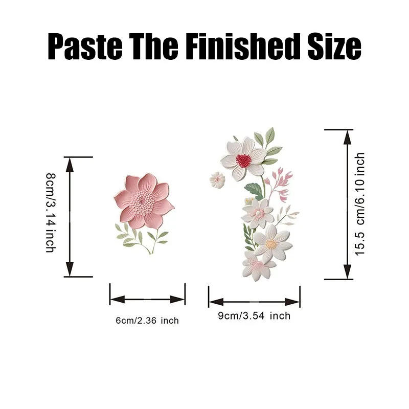 Description Picture 5 of itemFlowers Switch Stickers PVC Self-adhesive Removable Waterproof Sticker for Bedroom Bathroom Living Room Home Decoration Decals