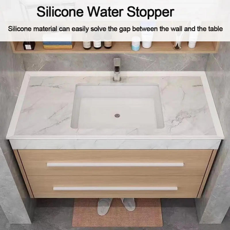 Description Picture 6 of itemSelf-Adhesive Silicone Bathroom Water Stopper Water Retaining Strip Bendable Bathroom Door Washing Machine Shower Dam Barrier