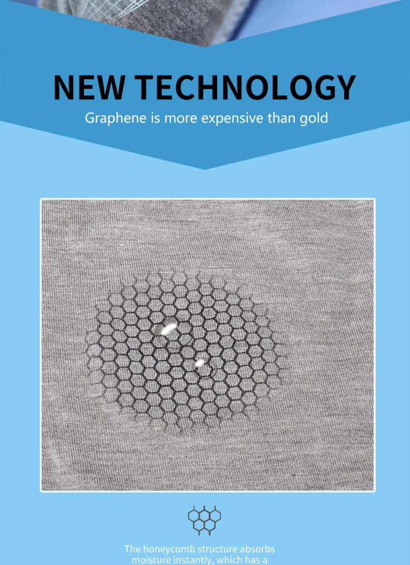 Description Picture 5 of itemMen's Underwear Boxers Ice Silk Man Panties Boxer Graphene Men Underpants Breathable Comfortable Calzoncillos para hombres L-6XL