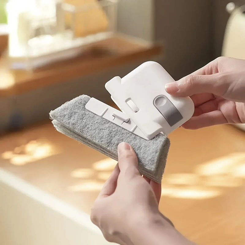 Description Picture 5 of item3pc Window Cleaning Brush Windowsill Groove Deadend Cabinet Crevice Brush Removable Household Multifunctional Cleaning Tools