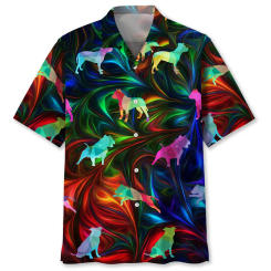 Colorful Animal 3d Printed Hawaiian Shirt For Men Summer Street Short Sleeves Cool Tops Shirts Lapel Button Blouse Male Clothing