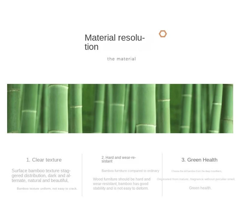 Description Picture 2 of itemBamboo solid wood Home living room coffee table small apartment dining table simple Nordic small table rental sofa side table