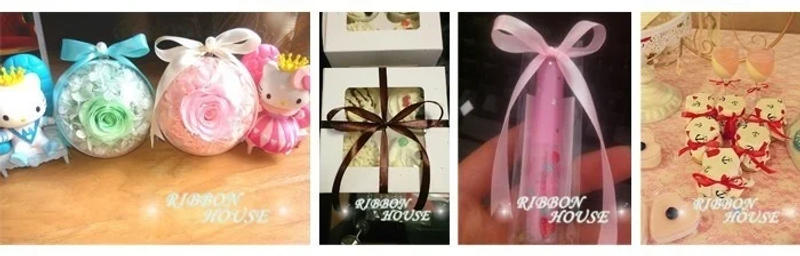 Description Picture 6 of item(40 meters/lot) 1/8" (3mm) Single Face Satin Ribbon Webbing Decoration Gift Christmas Ribbons