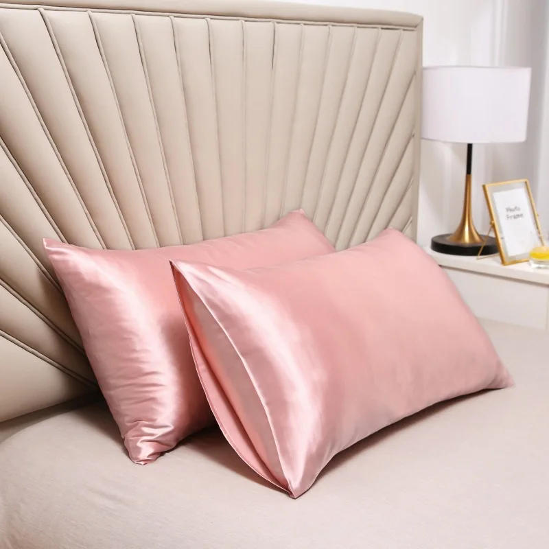 Description Picture 2 of itemPillowcase Pillow Cover Silky Satin Hair Beauty Pillow Case Comfortable Pillow Case Home Decor Wholesale