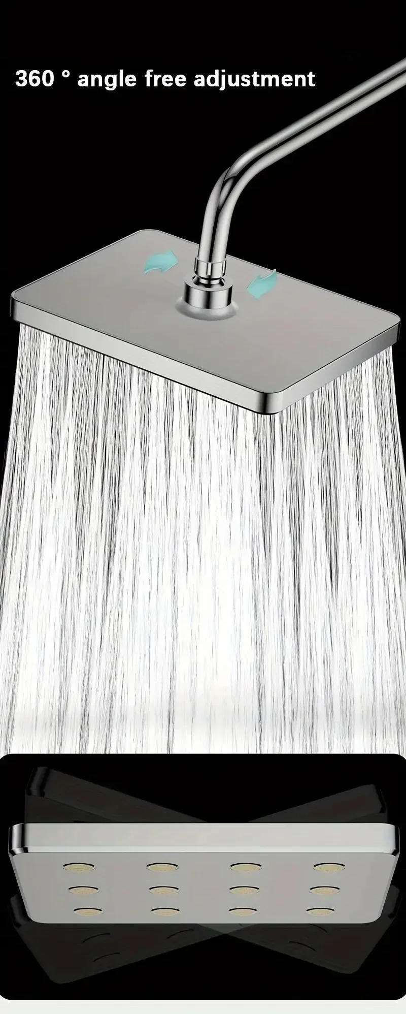 Description Picture 5 of item10-inch Large Shower Head Universal Large Shower Head Pressurized Anti-blockin