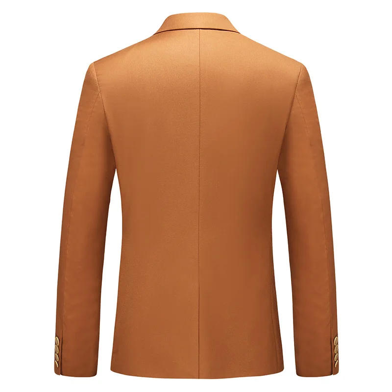 Description Picture 6 of itemPlus Size 6XL-M  2022 New Men Solid Suit Jackets Casual Business Formal Blazer Jacket Fashion Mens Formal Wedding Party Blazers