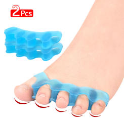 2Pcs Toe Separators Women Durable Toe Separators for Pedicure Shoes Plantar Fasciitis Toe Straightener Stretches to Fit