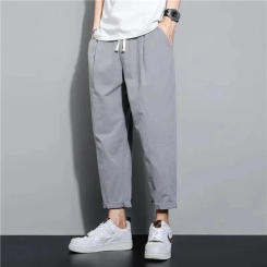 Trendy Men's Clothing 2024 New Explosive Street Ruffian Handsome Fashion Trend Loose Casual Pants