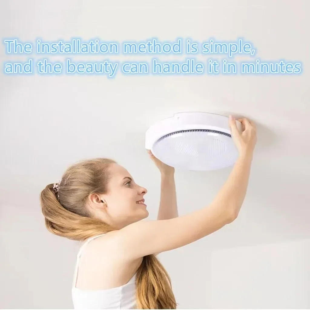 Description Picture 6 of item2024 Solar lights Indoor Home Top Ceiling House Outdoor Garden pandent light Panel Lamp Fixture For Corridor Garden Living Room