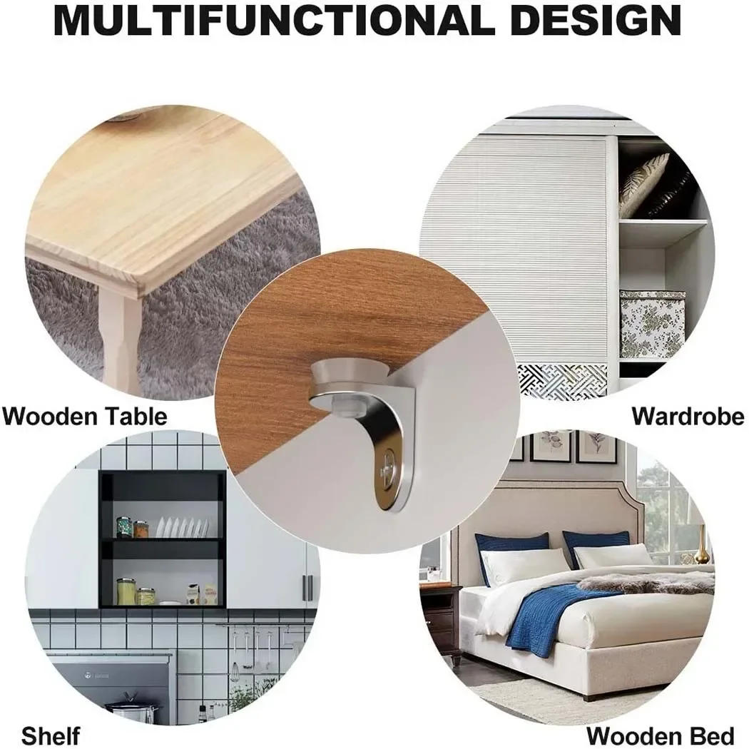 Description Picture 5 of item30PCS Shelf Support Stud Cabinet Unit Cupboard Pegs Pin Hanger  Zinc Alloy Bracket Suction Cup For Glass Shelves