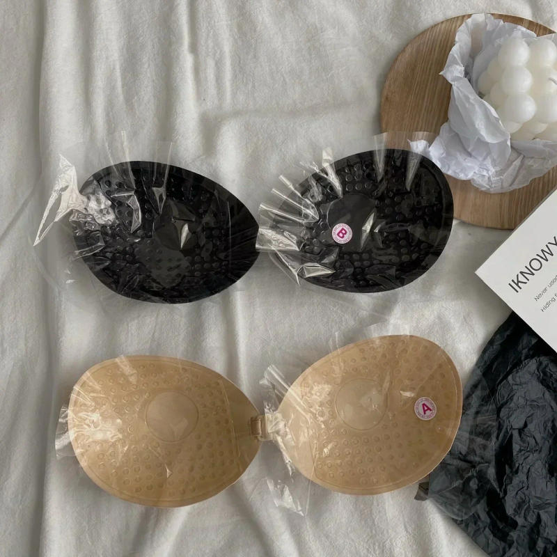 Description Picture 5 of itemInvisible Strapless Adhesive Stick Bra Strapless Push Up Bras Women Sexy Backless Lingerie Seamless Silicone Bralette Underwear