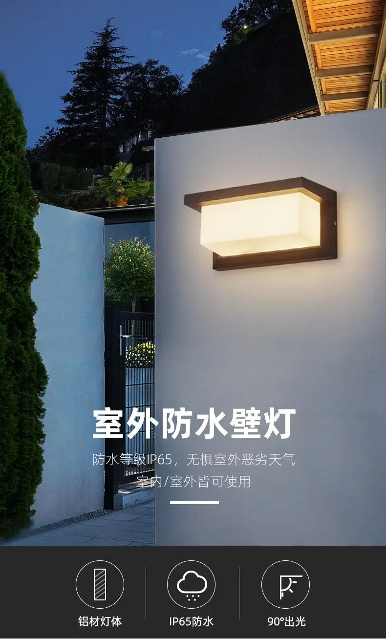 Description Picture 2 of itemLED outdoor lights waterproof IP65 outdoor wall lamp AC85-265V Motion Sensor light led outdoor wall light  lighting  balcony