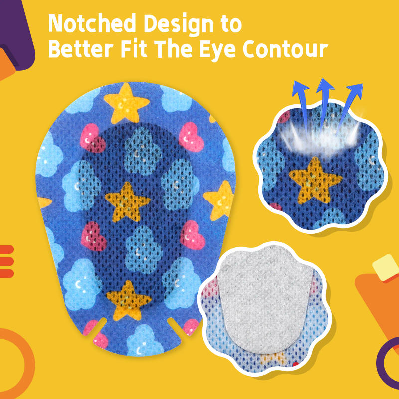 Description Picture 6 of item90/180PCS New Eye Patch Cartoon Patern Medical Lazy Eye Patch For Kids Adult Strabismu Treatment Vision Care Patch 15 Kind Desig