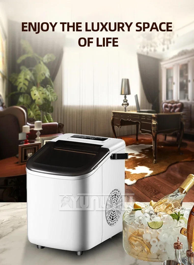 Description Picture 3 of itemCommercial Countertop Ice Maker Machine,Auto-Cleaning Portable Ice Maker,Kitchen Appliance