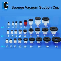 Sponge vacuum suction cup, manipulator pneumatic accessories big head rough surface concave and convex surface special single
