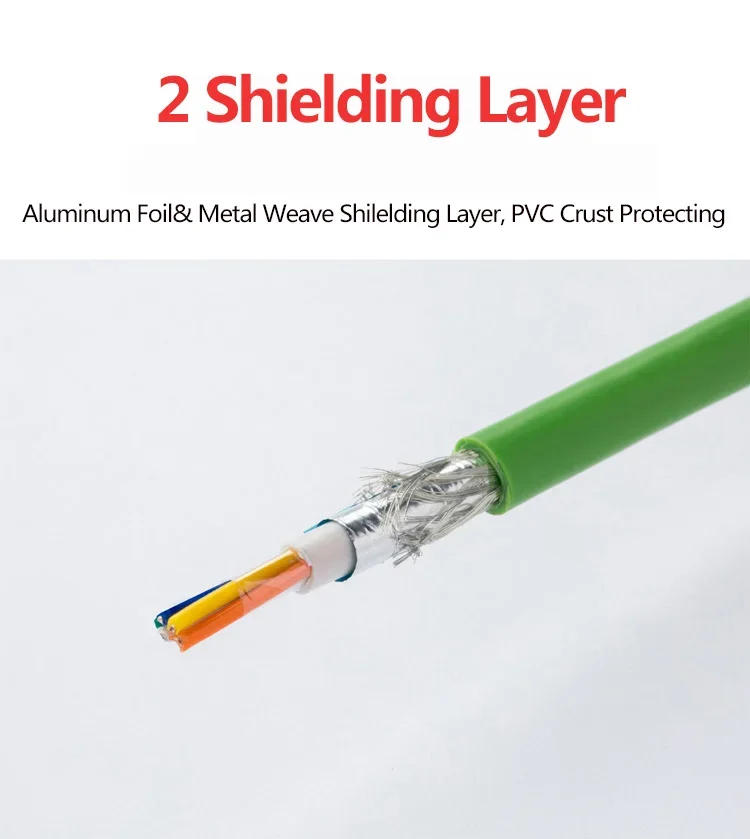 Description Picture 4 of item6XV1840-2AH10 Suitable for Siemens Ethernet FC TP Standard cable 4 Core Profibus Cable 6XV18402AH10 Bus Wire