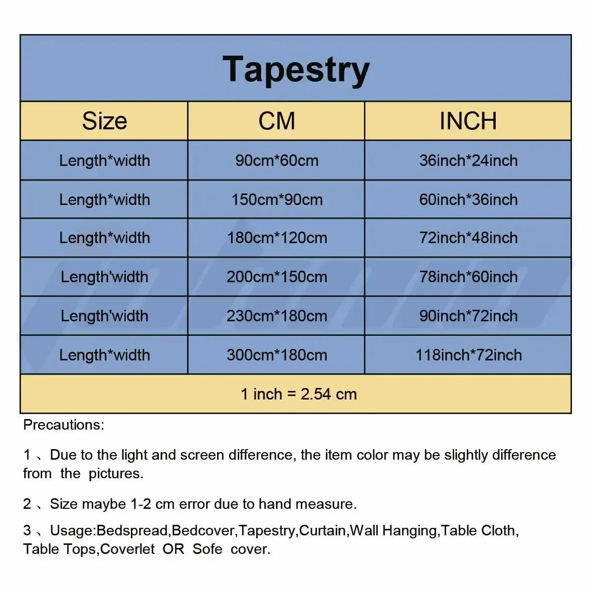 Description Picture 3 of itemRock Coldplay Band Album Hippie Wall Hanging Tapestries Bohemian Wall Tapestries Mandala INS Home Decor tapestry wall hanging