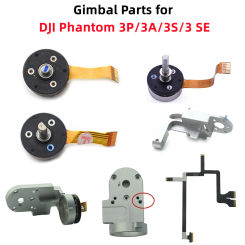 Gimbal Parts for DJI Phantom 3 3P/3A/3S/3 SE Drone Yaw Roll Pitch Motor YR Arm Bracket Camera Flat Cable Damper Board / Ball