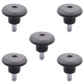 5Pcs Bell Glides Replacement Office Chair Wheels Stopper Office Chair Swivel Caster Wheels, 2 Inch Stool Bell Glides