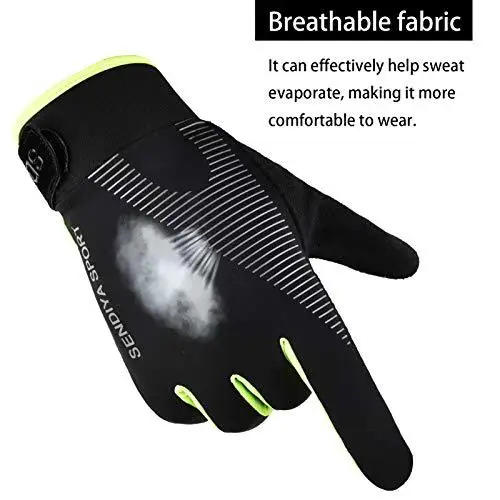 Description Picture 5 of itemSummer Sunscreen Gloves Cycling Ice Silk Breathable Quick- Drying Soft Thin Outdoor Sports Fishing Non-slip Touch Screen Gloves