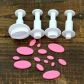 4pcs elliptic