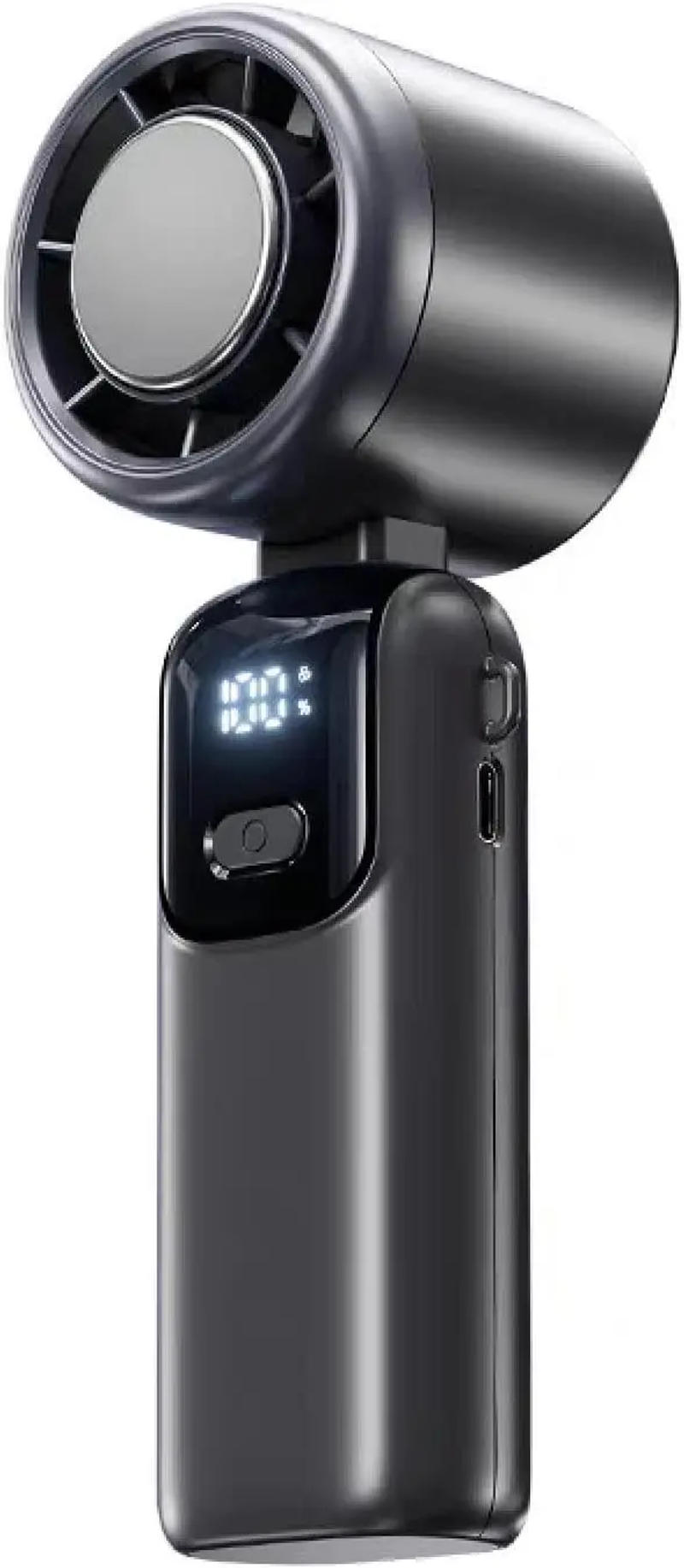 Description Picture 2 of itemIce Compress Handheld Fan, stepless Speed Control Fans, Portable Outdoor Neck, Small