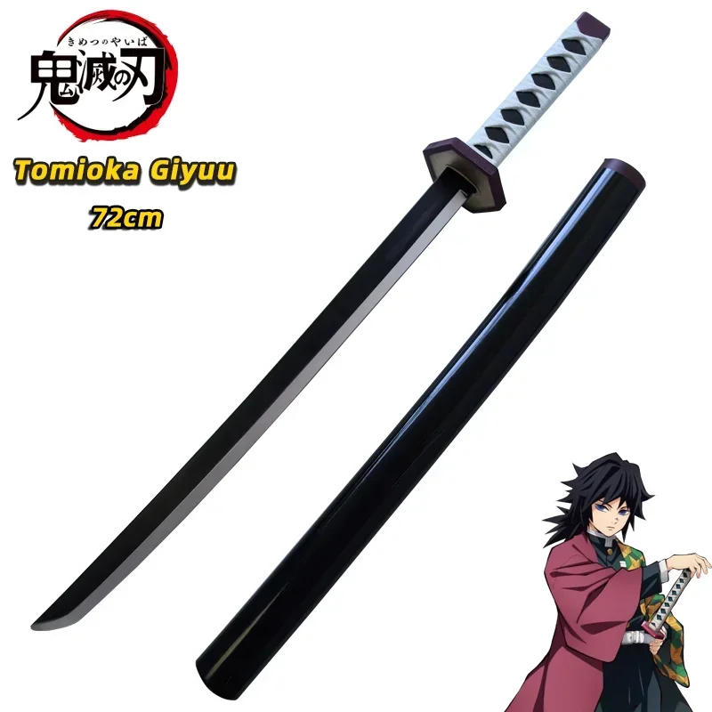 Description Picture 4 of itemCosplay Demon Slayer Katana Original Anime Sword Weapon Assembled Agatsuma Zenitsu Shinazugawa Sanemi Swords 72cm