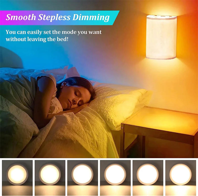 Description Picture 6 of itemLed Puck Lights E26/E27 Base RGB Color &Remote,Indoor Decoration for Non-Hardwired Wall Sconce Fixtures