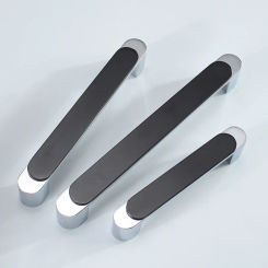 American Style Black Cabinet Drawer Handle Modern Simple High-end Nordic Furniture European Style Cabinet Wardrobe Door Handle