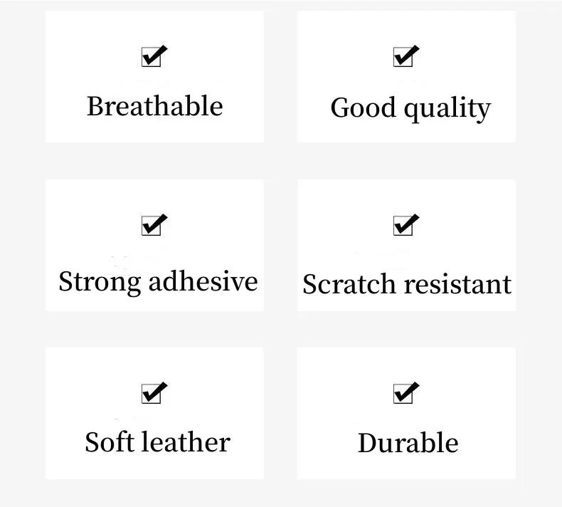 Description Picture 3 of itemSelf-Adhesive Leather Stickers Perforated Repair Sticker Patch for Car Seat Sofa Home Refurbishing Patches Faux Genuine Leather